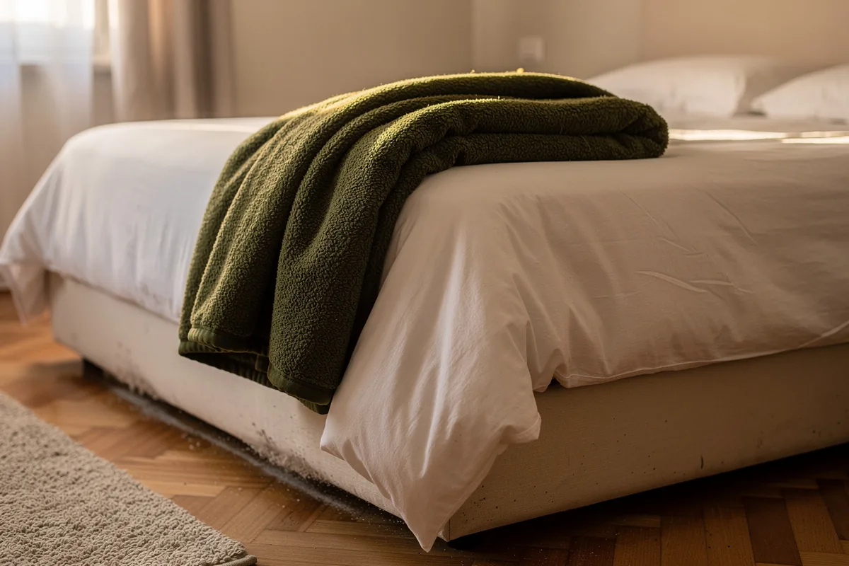 Camera da letto troppo calda: il controllo da fare su tappeti, plaid e tessili pesanti